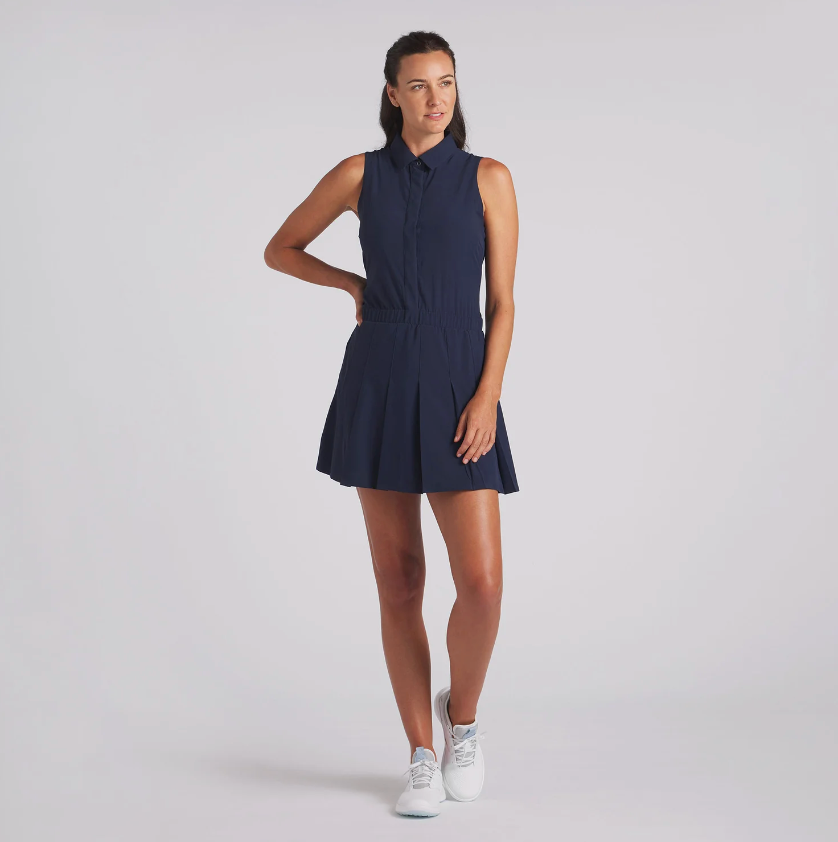 Puma Women s Club Pleated Golf Dress Shop Team Golf