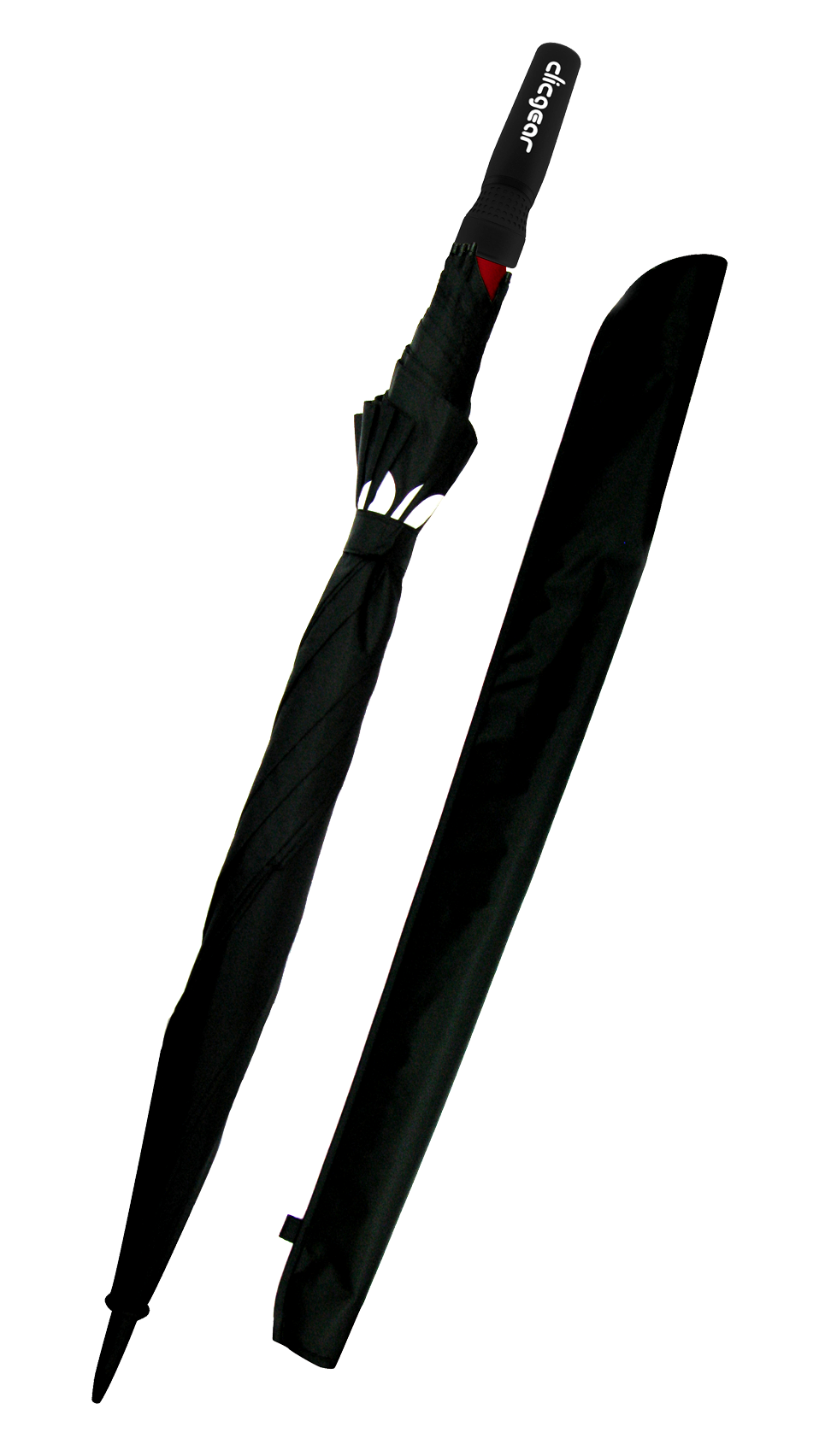 Clicgear DoubleCanopy 68” Wind Resistant Umbrella for Sun and Rain (B