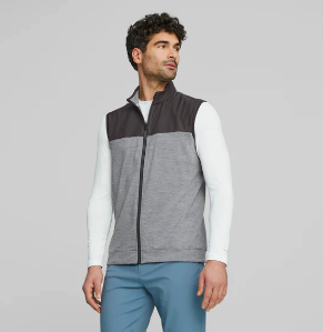 Puma CLOUDSPUN Colorblock Golf Vest Shop Team Golf