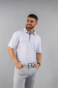 Scales Mens Rigging Stripe Polo
