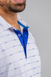 Scales Mens Rigging Stripe Polo