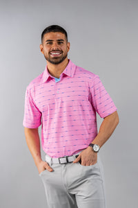 Scales Mens Rigging Stripe Polo