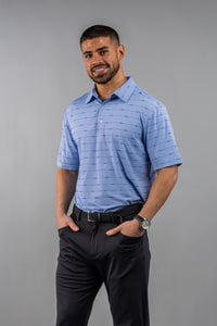 Scales Mens Rigging Stripe Polo