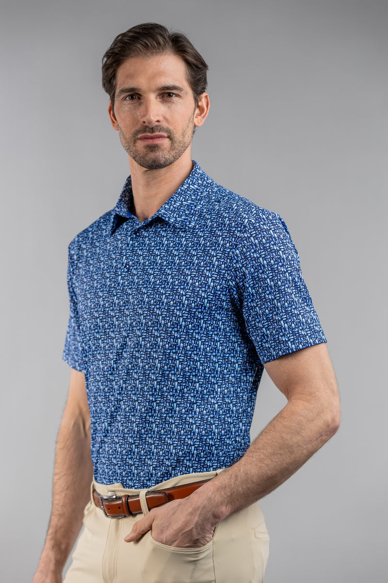 Scales Mens Bottles Up Polo