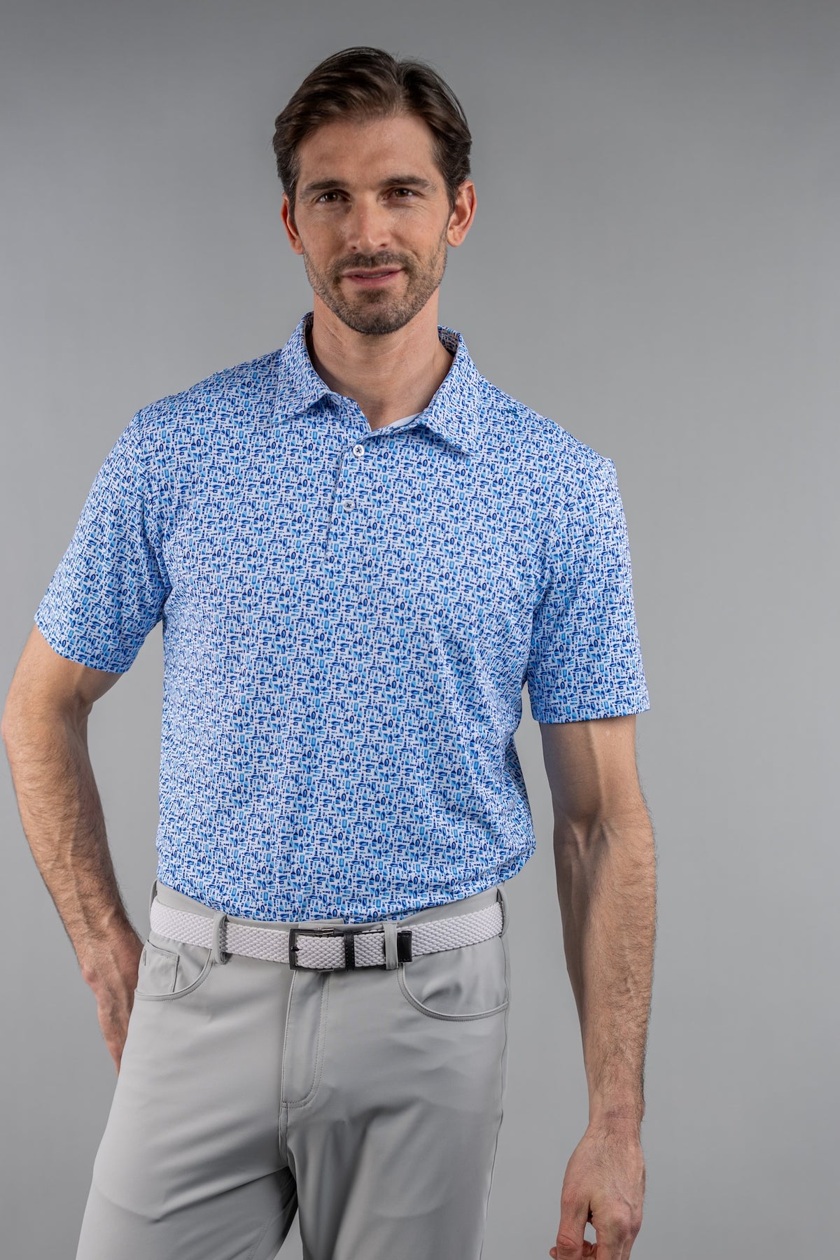 Scales Mens Bottles Up Polo