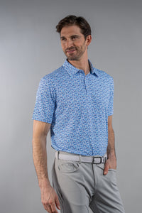 Scales Mens Bottles Up Polo