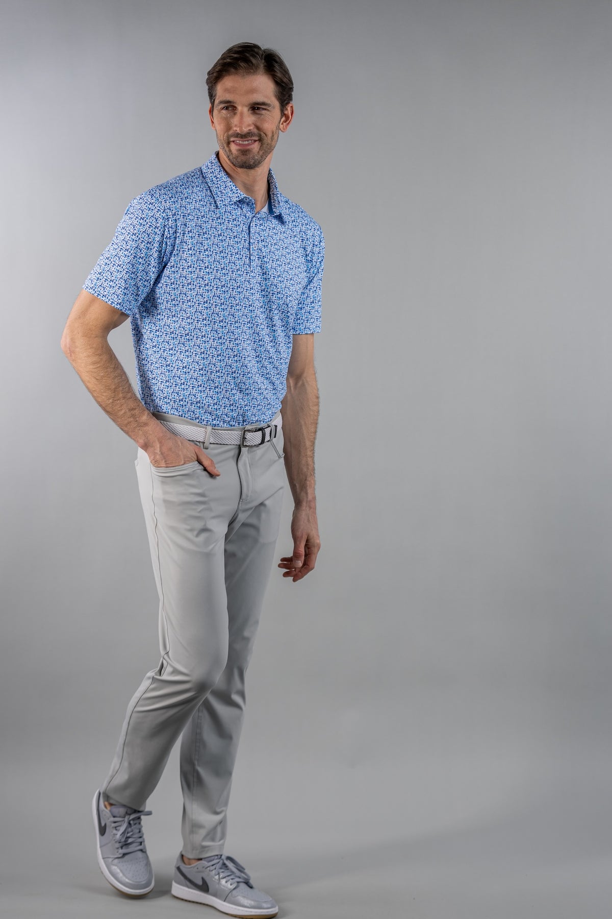 Scales Mens Bottles Up Polo