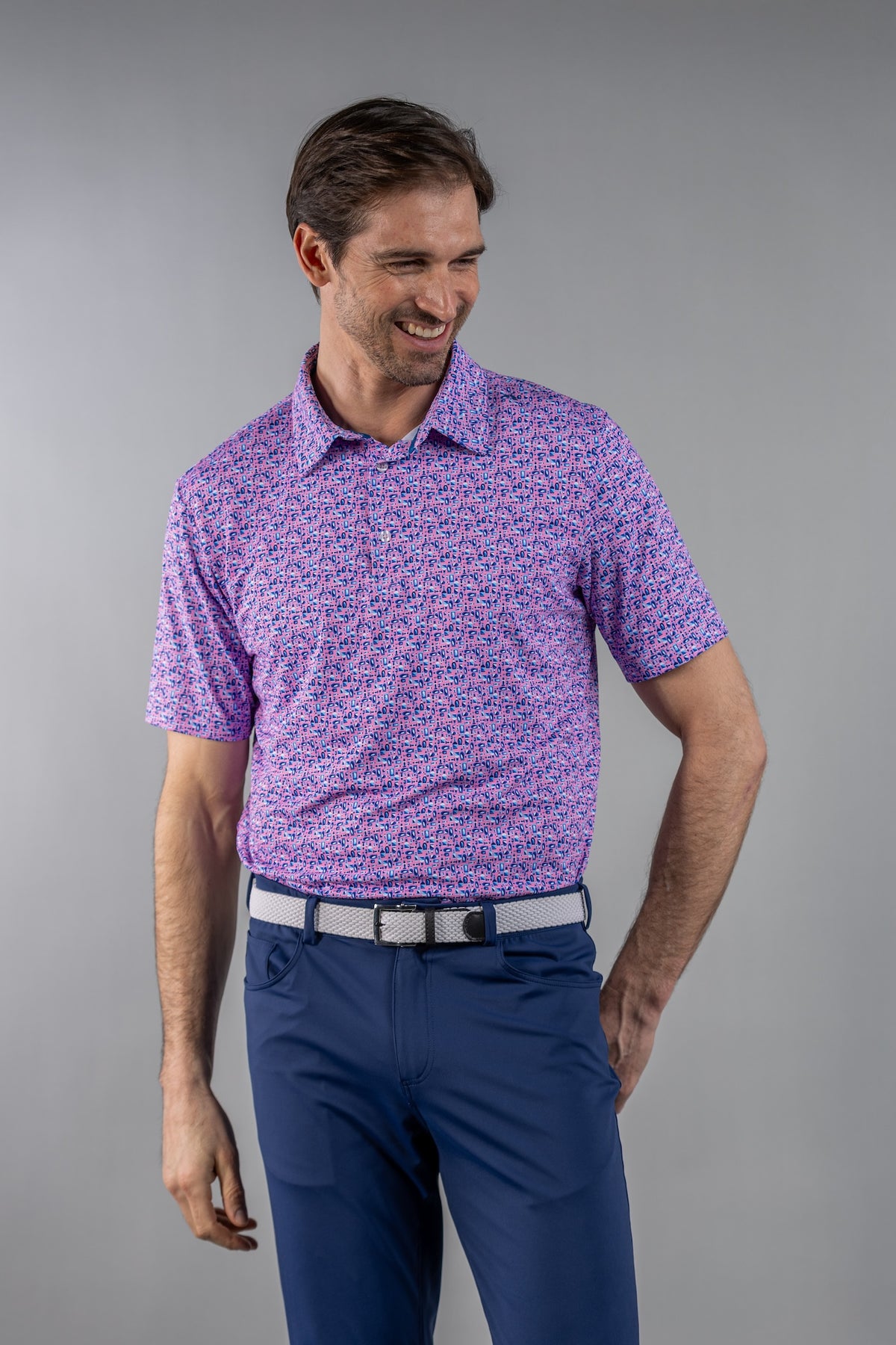 Scales Mens Bottles Up Polo