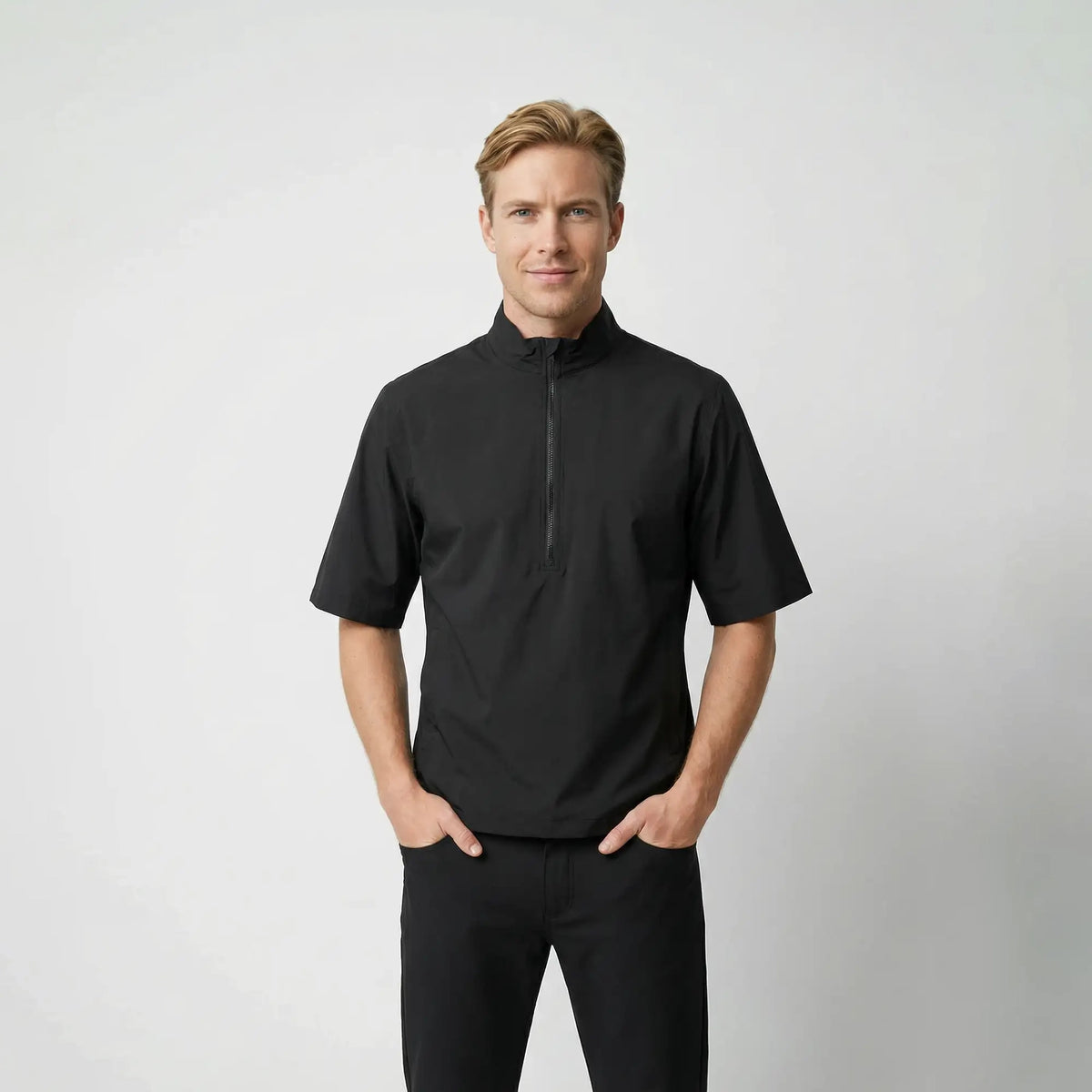 Men's Monsoon Short Sleeve 1/4 Zip