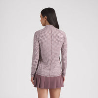 Puma Women's UV Club Print Golf 1/4 Zip