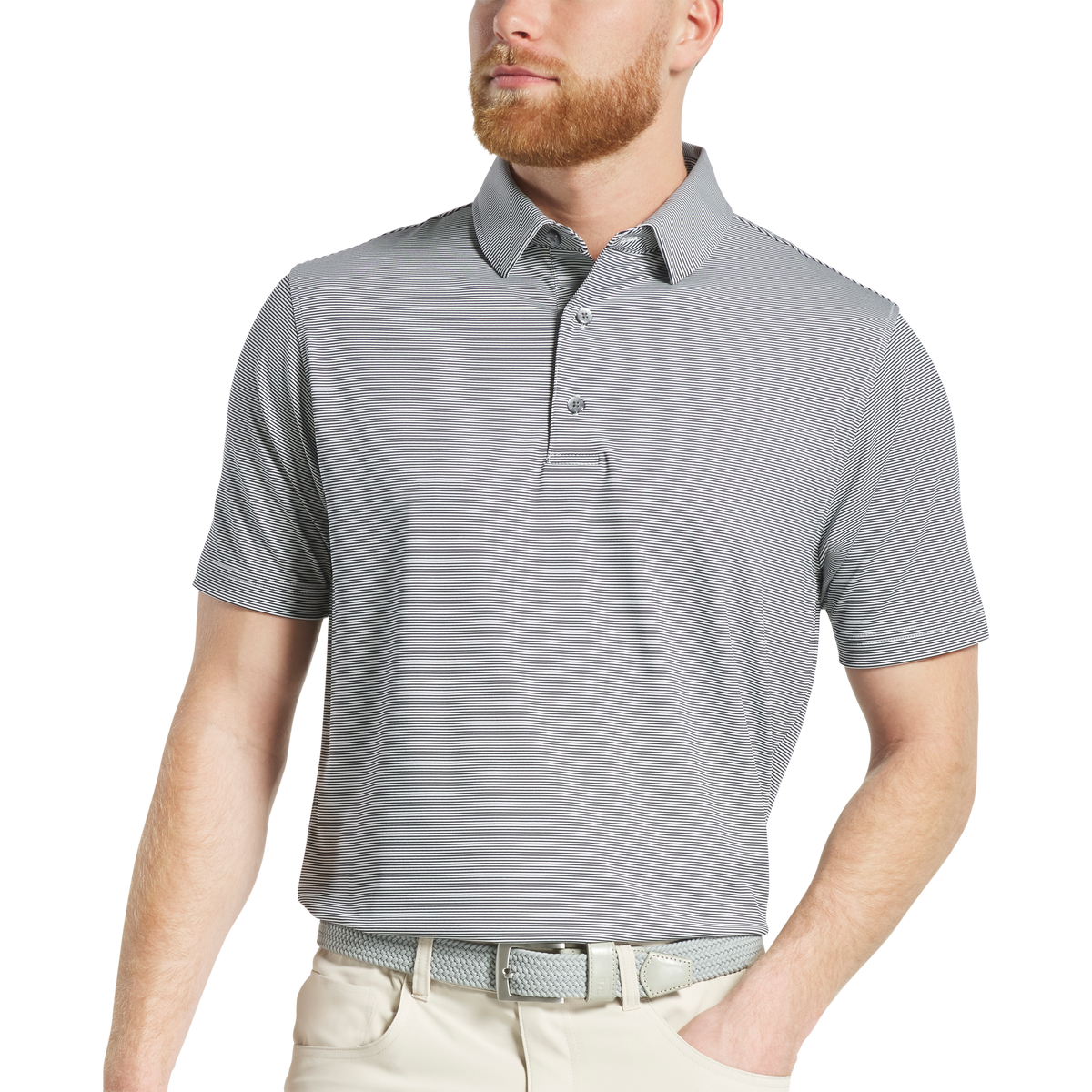 FootJoy MicroFeeder Stripe Polo