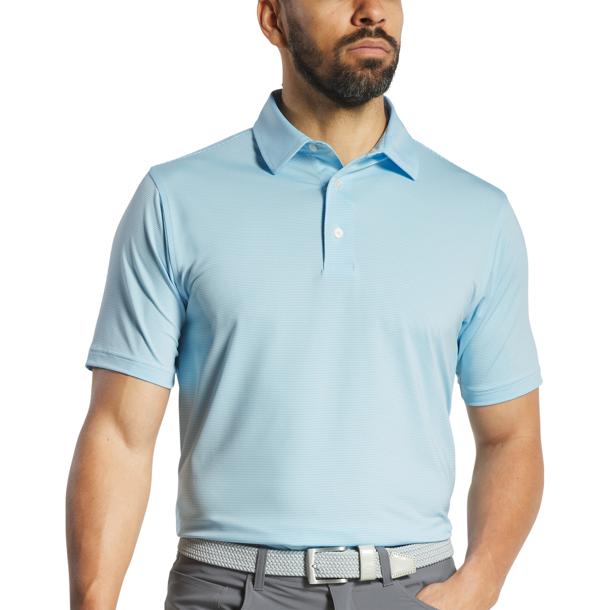 FootJoy MicroFeeder Stripe Polo