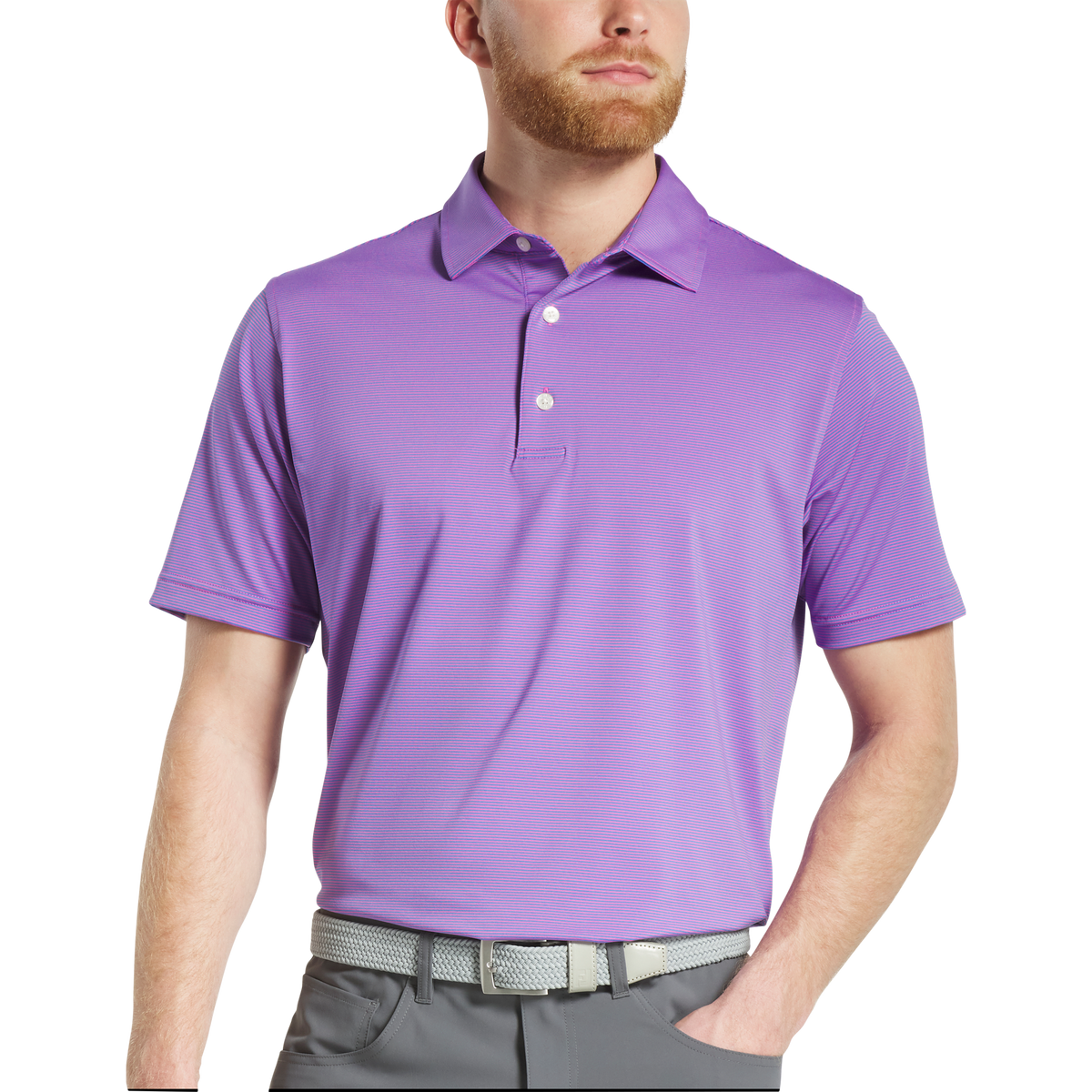 FootJoy MicroFeeder Stripe Polo