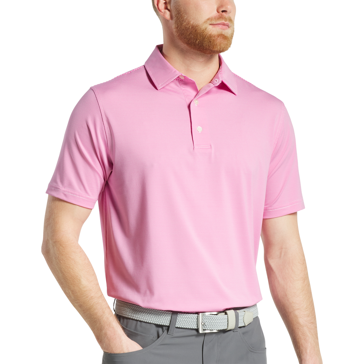 FootJoy MicroFeeder Stripe Polo