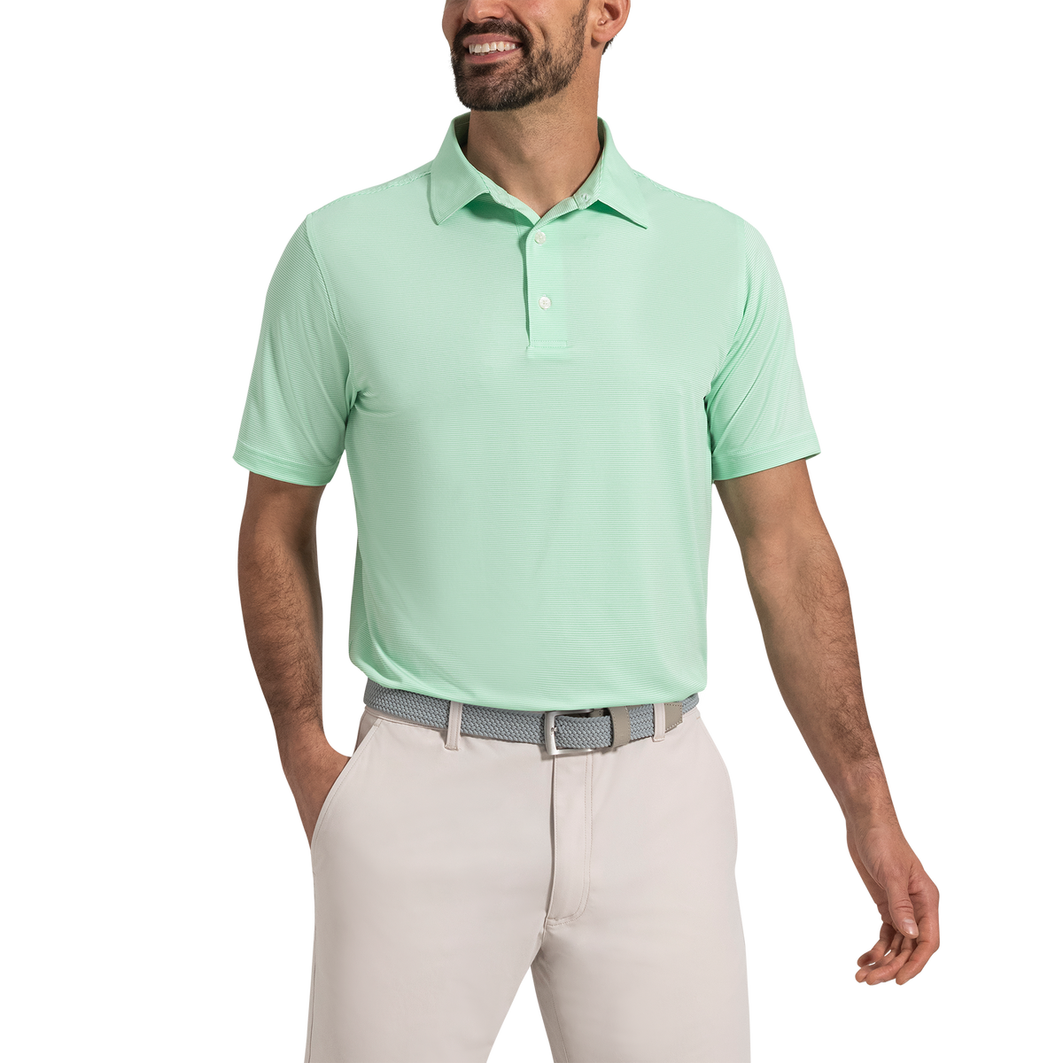FootJoy MicroFeeder Stripe Polo