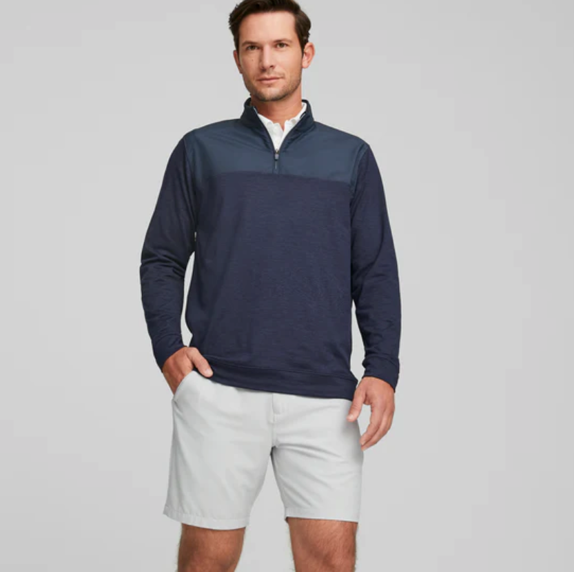 Puma CLOUDSPUN Colorblock Golf 1/4 Zip