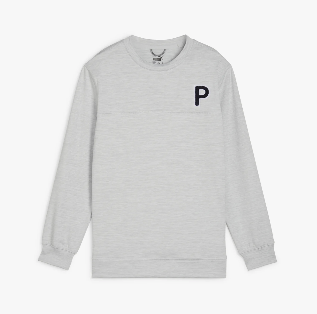 Puma Boy's CLOUDSPUN Crewneck Golf Sweatshirt