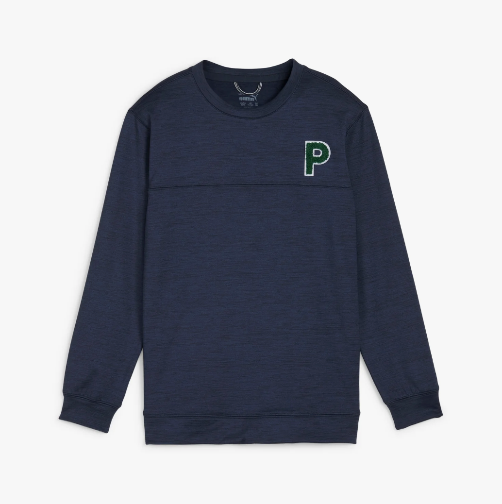 Puma Boy's CLOUDSPUN Crewneck Golf Sweatshirt