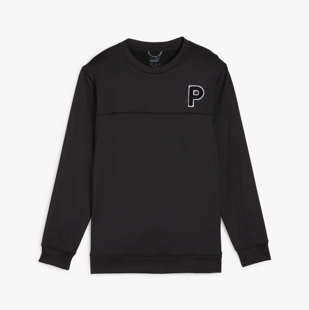 Puma Boy's CLOUDSPUN Crewneck Golf Sweatshirt