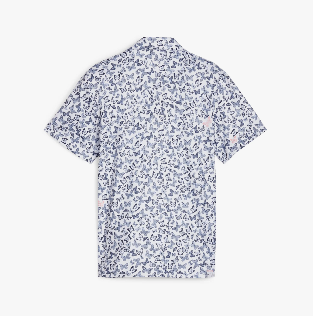 Puma Boy's CLOUDSPUN Butterflies Golf Polo