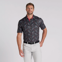 Puma CLOUDSPUN Paisley Golf Polo