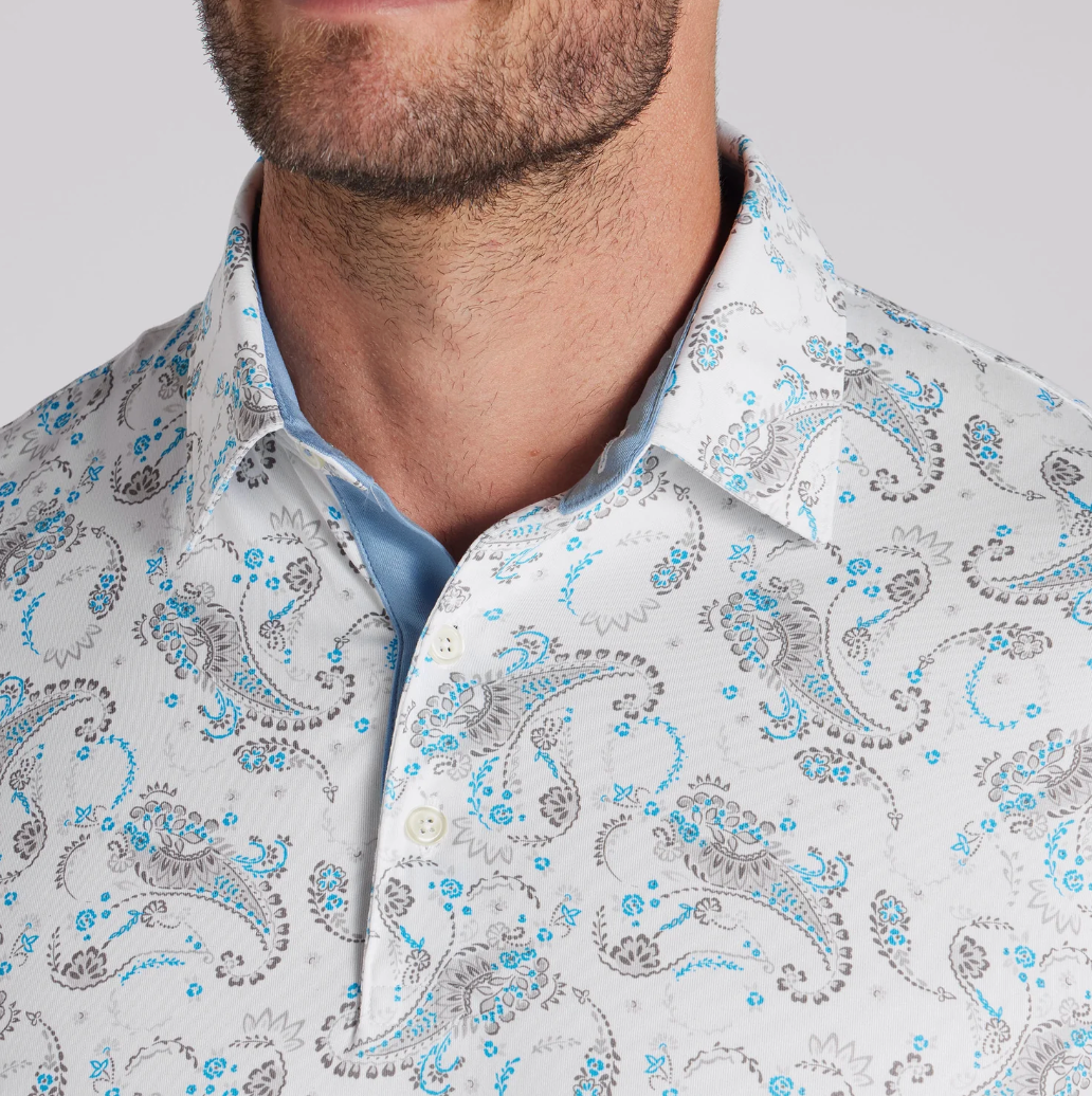 Puma CLOUDSPUN Paisley Golf Polo