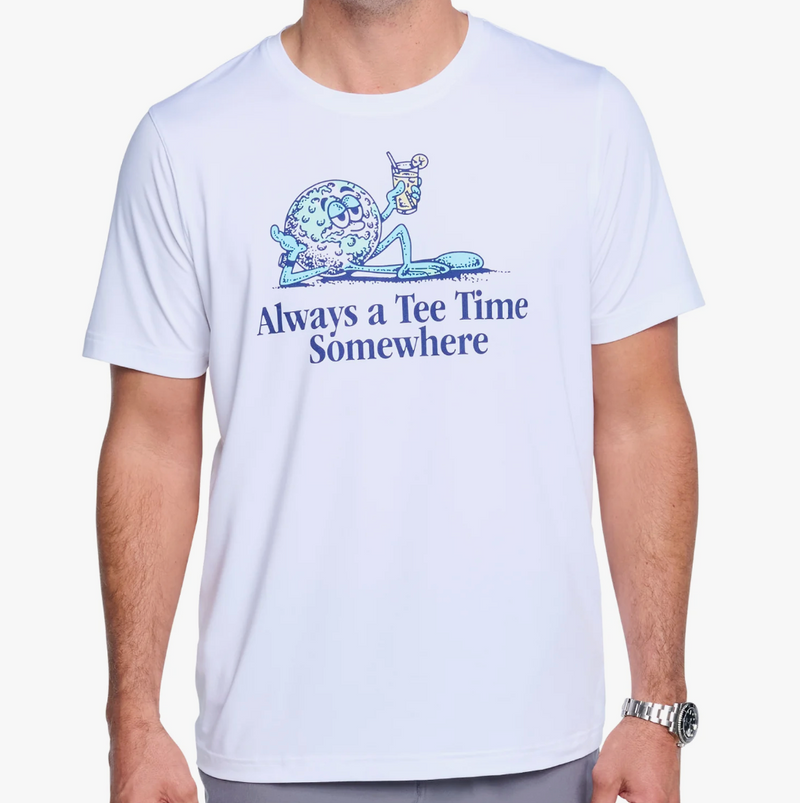 Puma CLOUDSPUN Tee Time Somewhere Performance T-Shirt