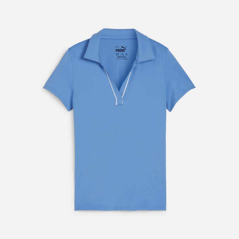 Puma Girl's CLOUDSPUN Piped Golf Polo