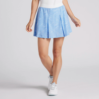 Women's Pleated Microdot Golf Skirt