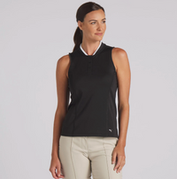 Puma Women's Range Pique Sleeveless Golf Polo