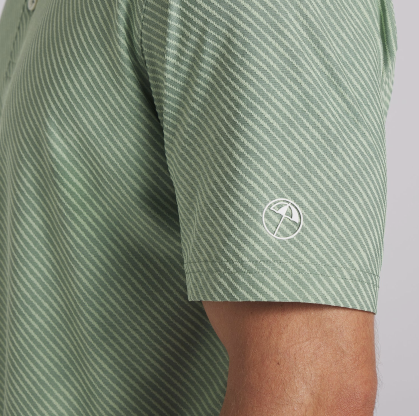 Puma AP Jacquard Stripe Golf Polo