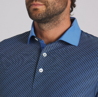 Puma AP Jacquard Stripe Golf Polo