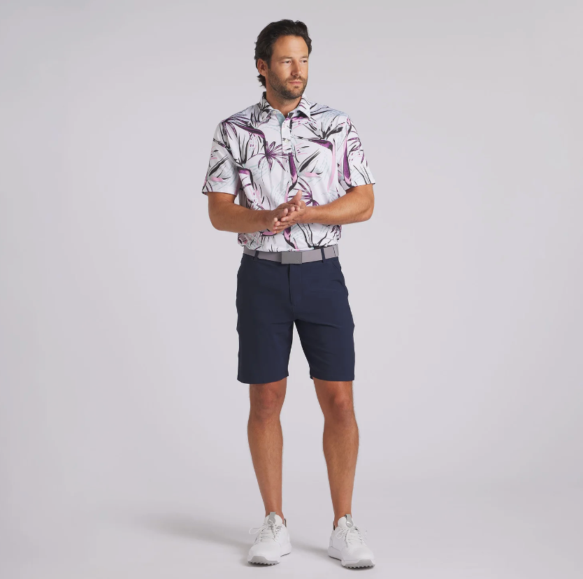 Puma MATTR Birds of Paradise Golf Polo