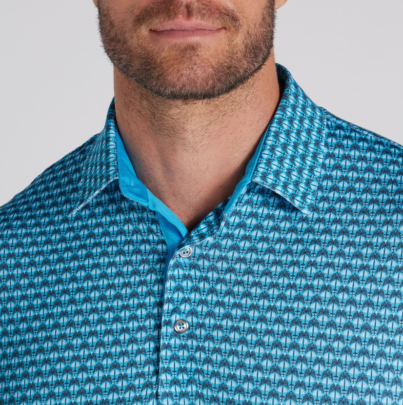 Puma MATTR Palm Deco Golf Polo