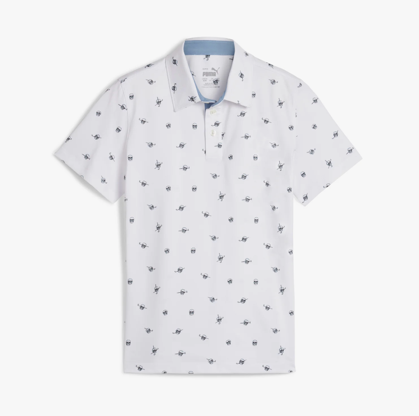 Boy's MATTR Skulls Golf Polo