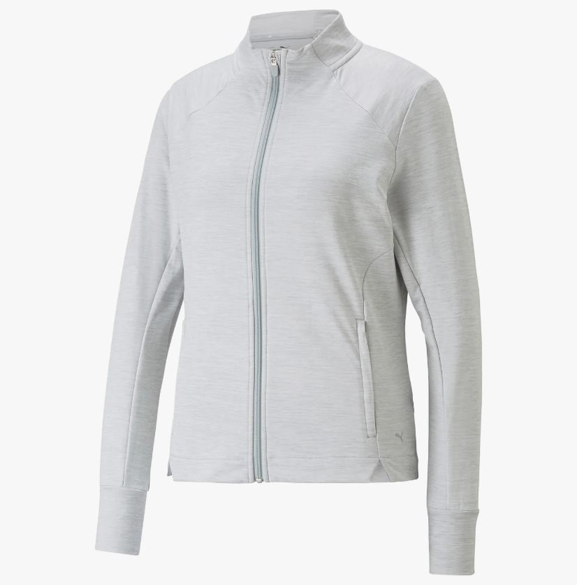 Puma Women's CLOUDSPUN Heather Full Zip Golf Jacket