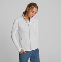 Puma Women's CLOUDSPUN Heather Full Zip Golf Vest