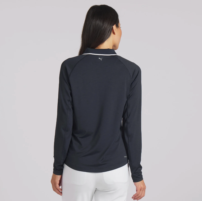 Puma Women's YouV Long Sleeve Golf Polo