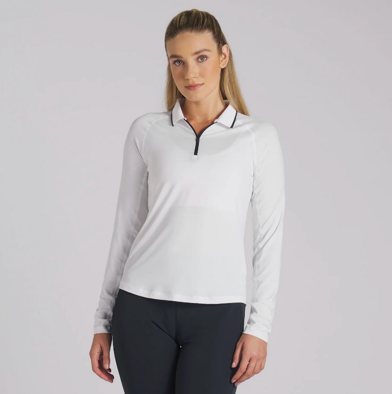 Puma Women's YouV Long Sleeve Golf Polo