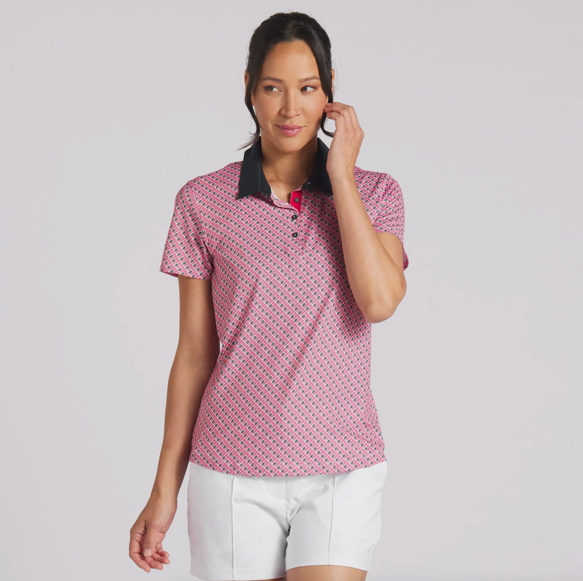 Puma Women's Volition Multi Flag Golf Polo