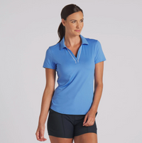 Puma Women's CLOUDSPUN Piped Golf Polo