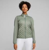 Puma Women's Frost Quilted Golf Jacket