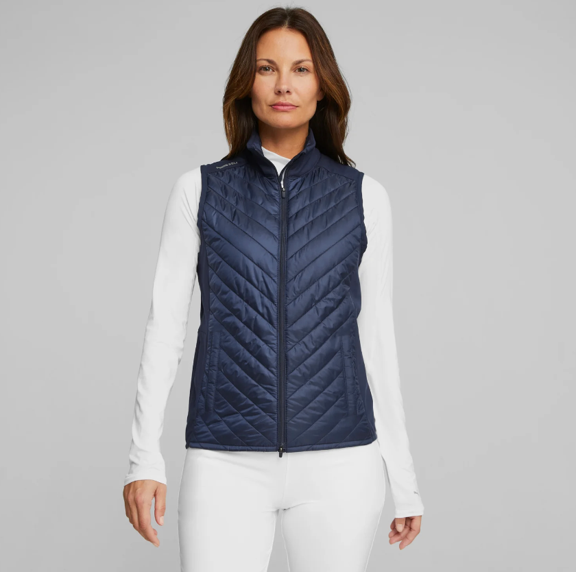 Puma Women's Frost Quilted Golf Vest