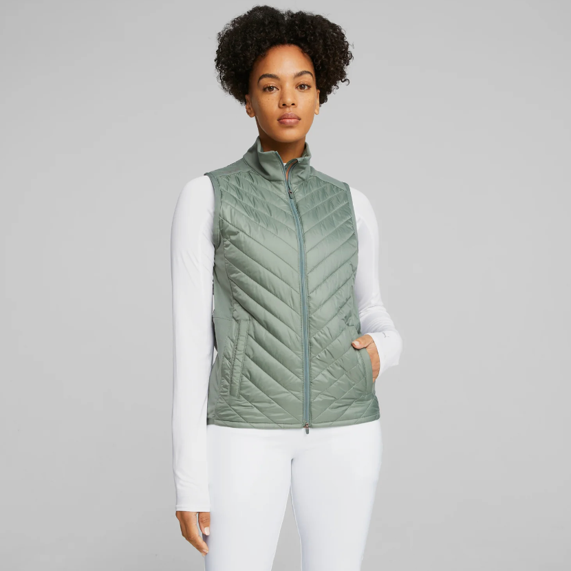 Puma Women's Frost Quilted Golf Vest