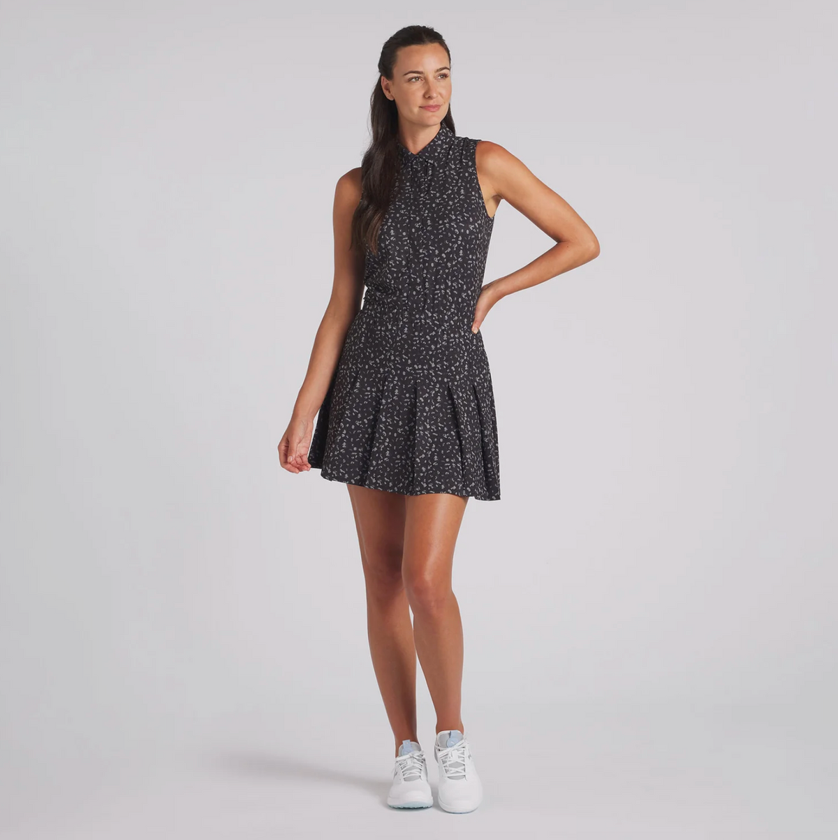 Puma Women's Leopard Pleated Golf Dress Shop Team Golf Puma Women's Leopard Pleated Golf Dress Shop Team Golf