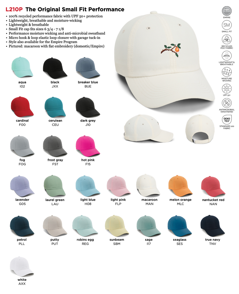 Imperial Womens Original Small Fit Performance Cap