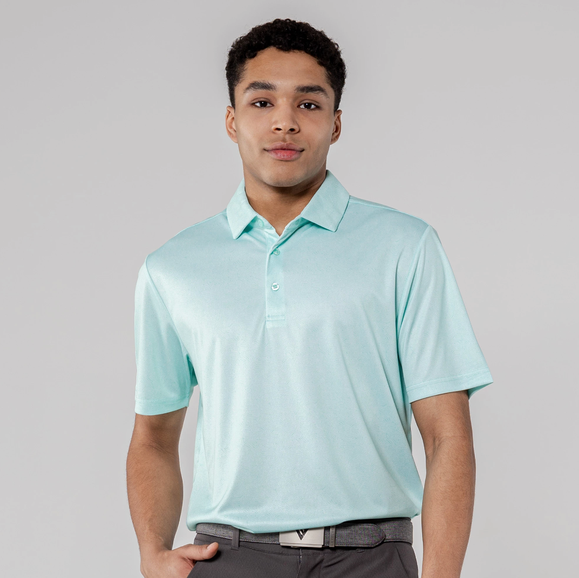 Level Wear Mens Graph Polo