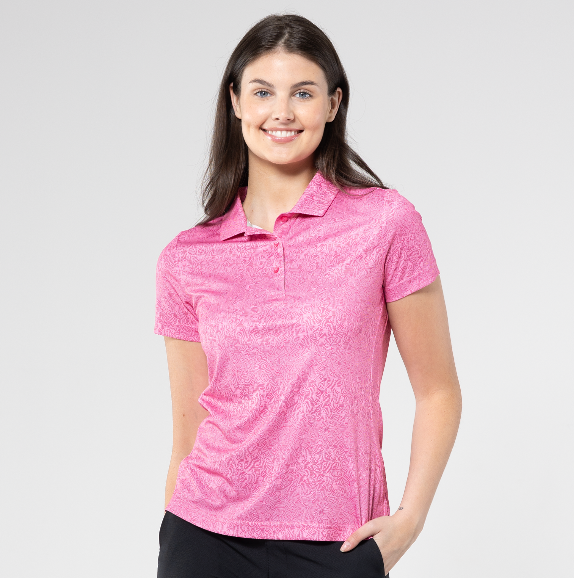 Level Wear Womens Graph Polo