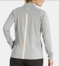 Footjoy Womens 1/4 Zip Dot Jacquard Midlayer