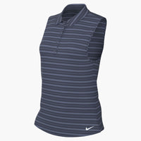 Nike Victory Women's Dri-FIT Sleeveless Striped Golf Polo